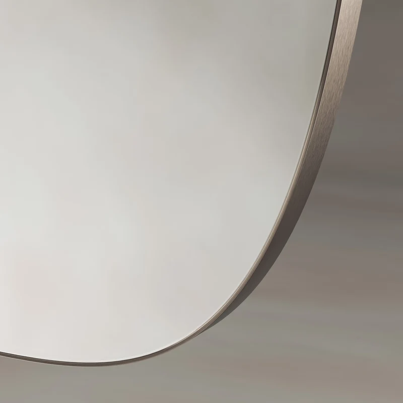 Origins Living Oslo Barrel Mirror 45 x 80cm - Brushed Bronze