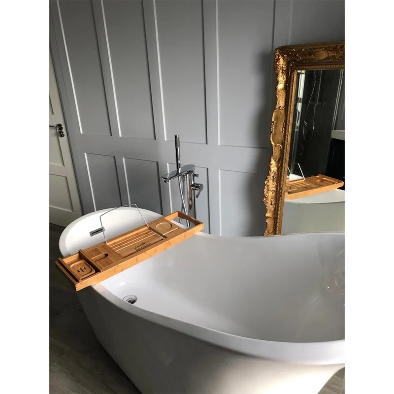 Viktor Benson Bamboo Bath Caddy & Bath Board