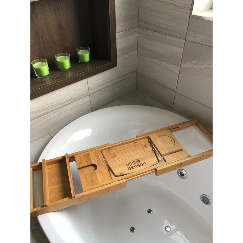Viktor Benson Bamboo Bath Caddy & Bath Board