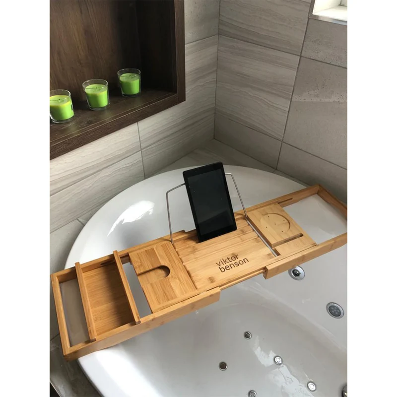 Viktor Benson Bamboo Bath Caddy & Bath Board