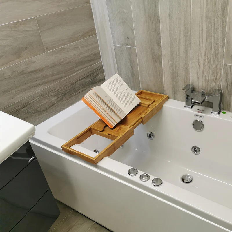 Viktor Benson Bamboo Bath Caddy & Bath Board