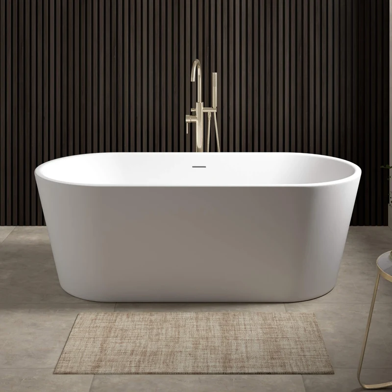 Como Freestanding Bath 1680 x 800mm - Matt White