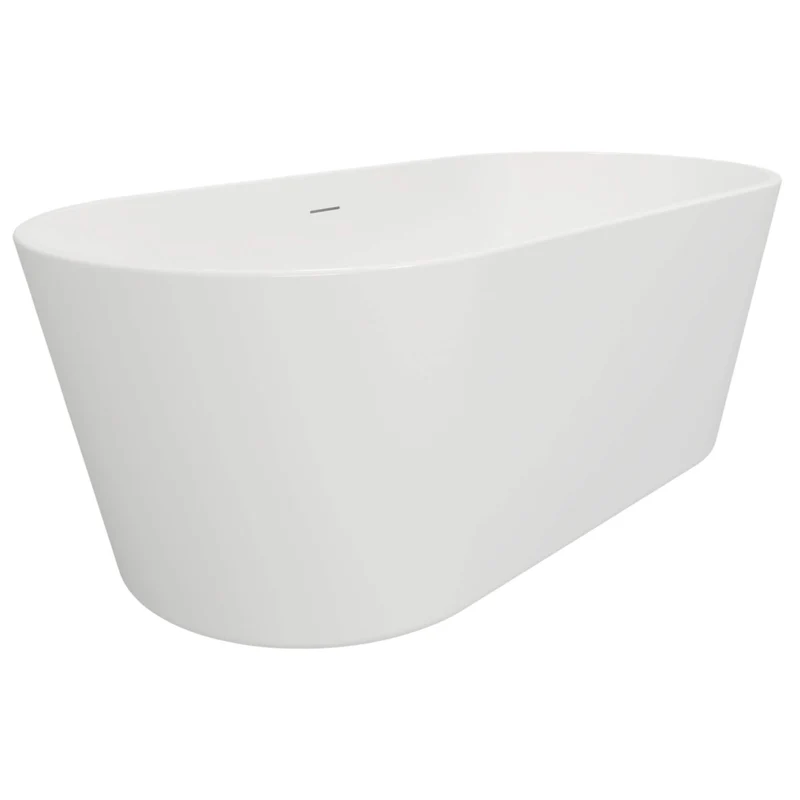 Como Freestanding Bath 1680 x 800mm - Matt White