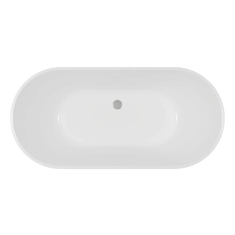 Como Freestanding Bath 1680 x 800mm - Matt White