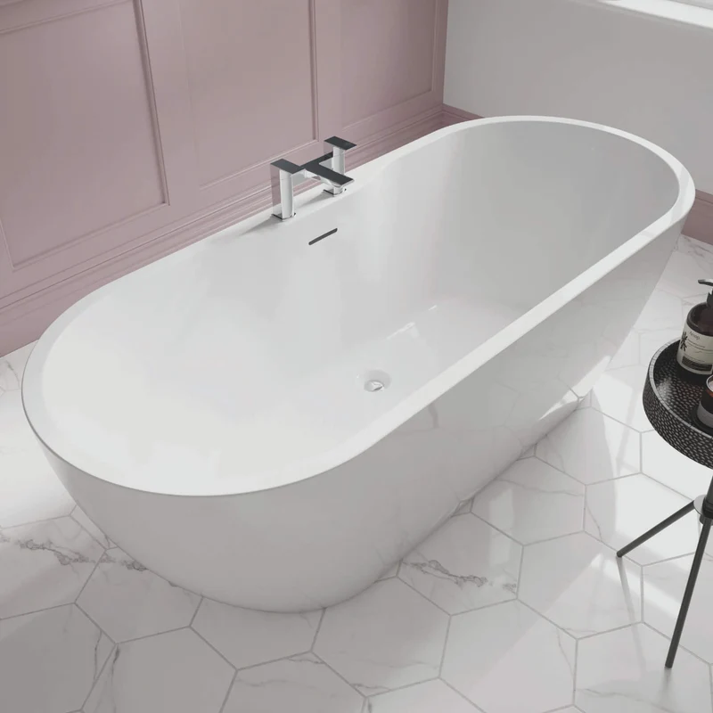 Senna Freestanding Bath 1655 x 745mm - White