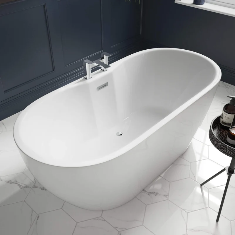 Senna Freestanding Bath 1655 x 745mm - White