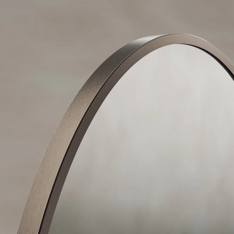 Origins Living Delphine Oval Mirror 55 x 80cm - Brushed Bronze