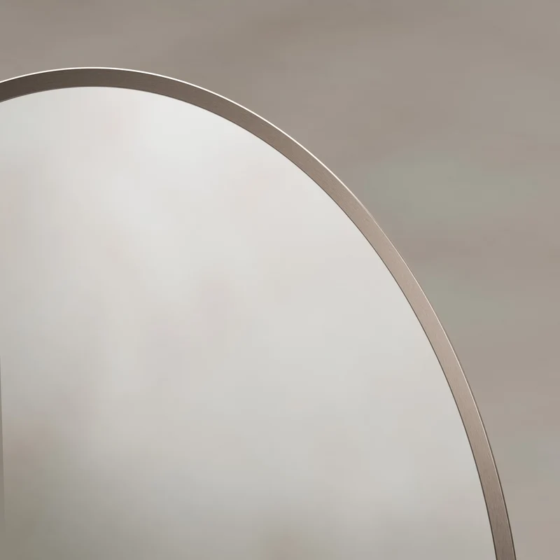 Origins Living Delphine Oval Mirror 55 x 80cm - Brushed Bronze