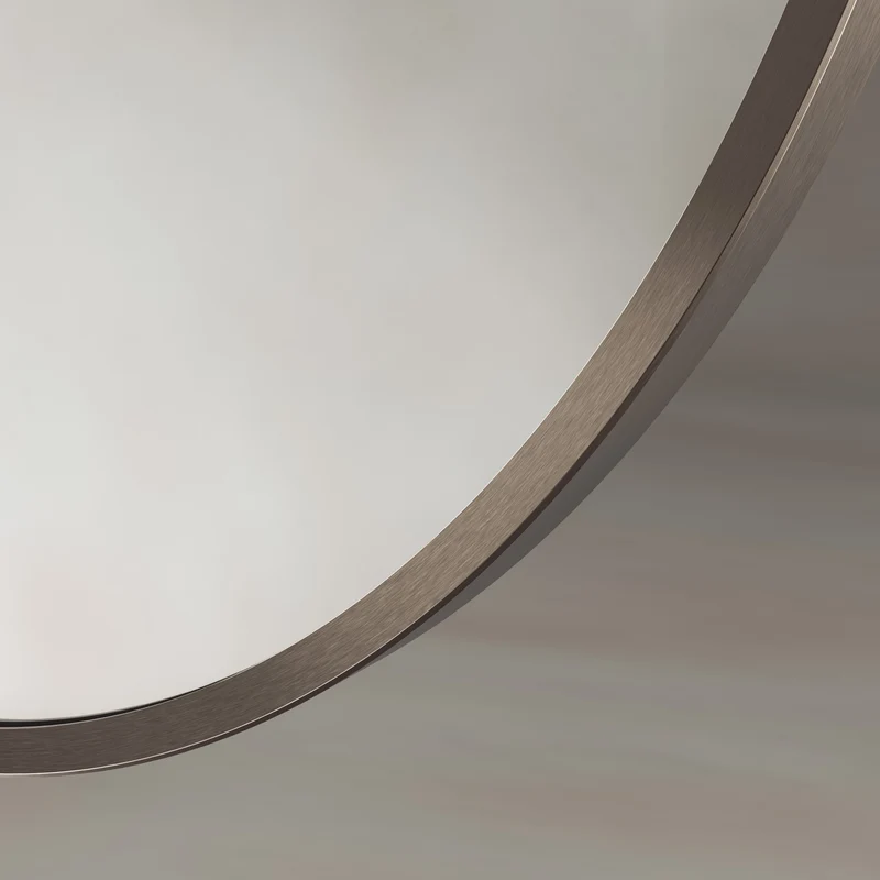 Origins Living Delphine Oval Mirror 55 x 80cm - Brushed Bronze