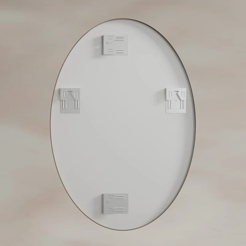 Origins Living Delphine Oval Mirror 55 x 80cm - Brushed Bronze
