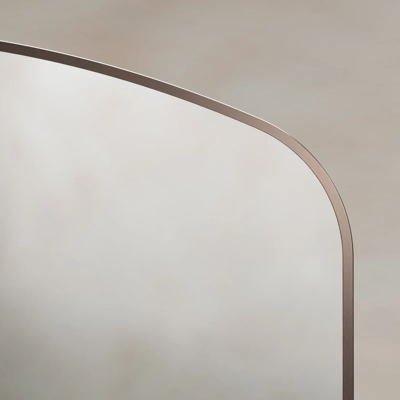 Origins Living Delphine Overmantle Arch Mirror 120 x 70cm - Brushed Bronze