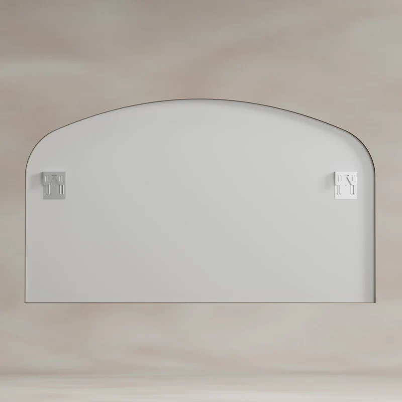 Origins Living Delphine Overmantle Arch Mirror 120 x 70cm - Brushed Bronze