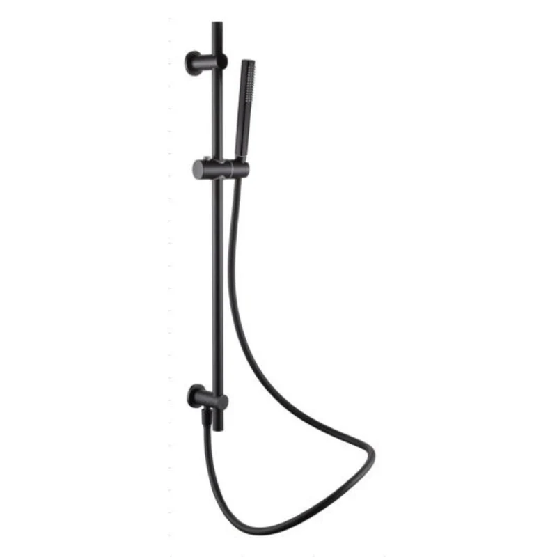 Lux Concealed Shower Set With Slide Rail Shower Handset Kit - Matt Black