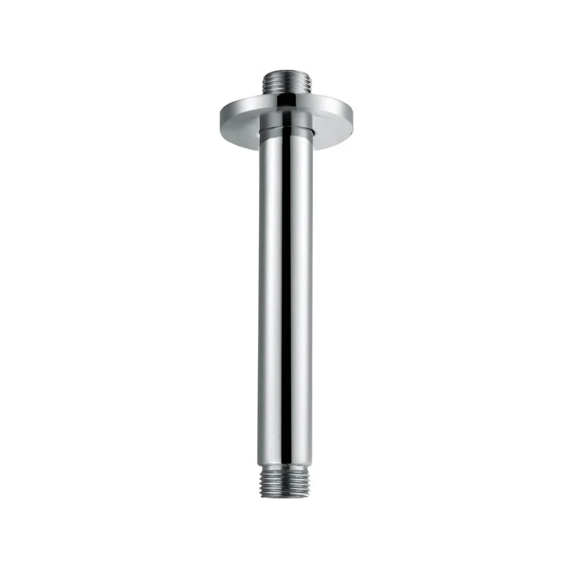 Lux Concealed Shower Set With Handset Kit, Slimline 250mm Overhead Shower & 120mm Ceiling Arm - Chrome