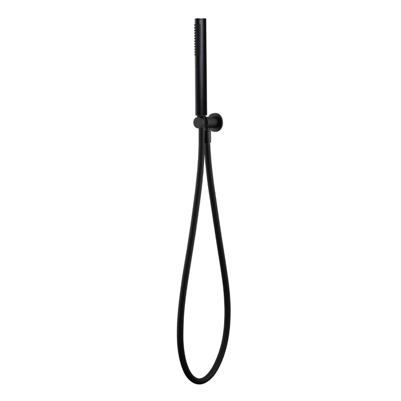 Lux Concealed Shower Set With Handset Kit, Slimline 250mm Overhead Shower & 120mm Ceiling Arm - Matt Black