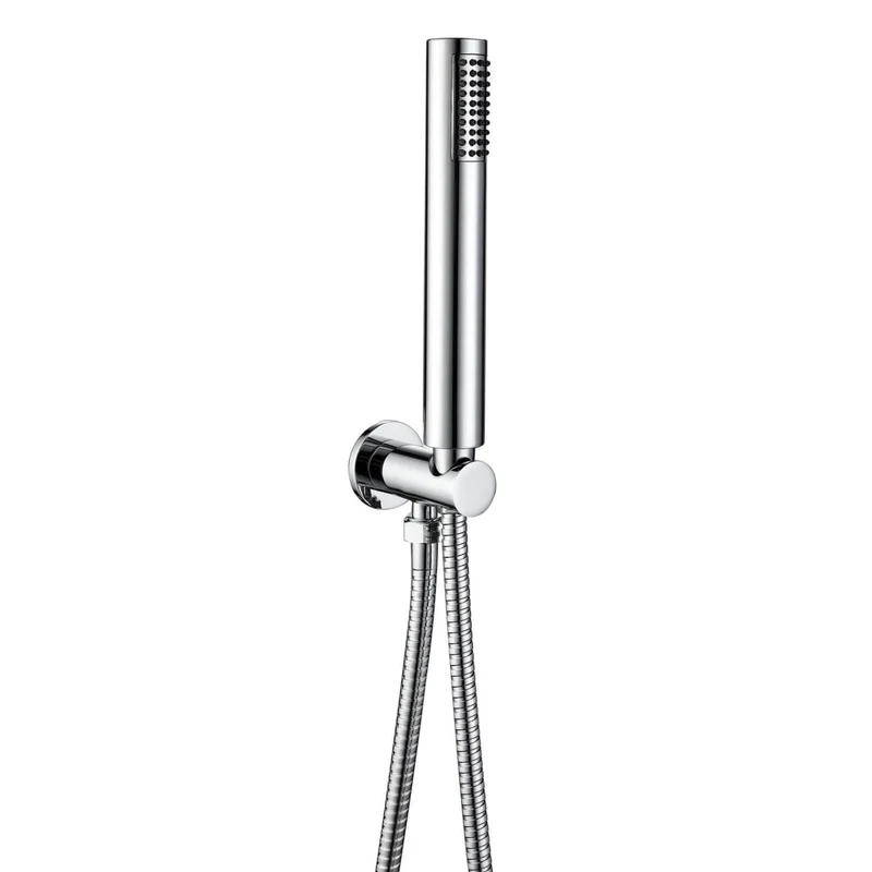 Lux Concealed Shower Set With Handset Kit, Slimline 250mm Overhead Shower & 120mm Ceiling Arm - Chrome