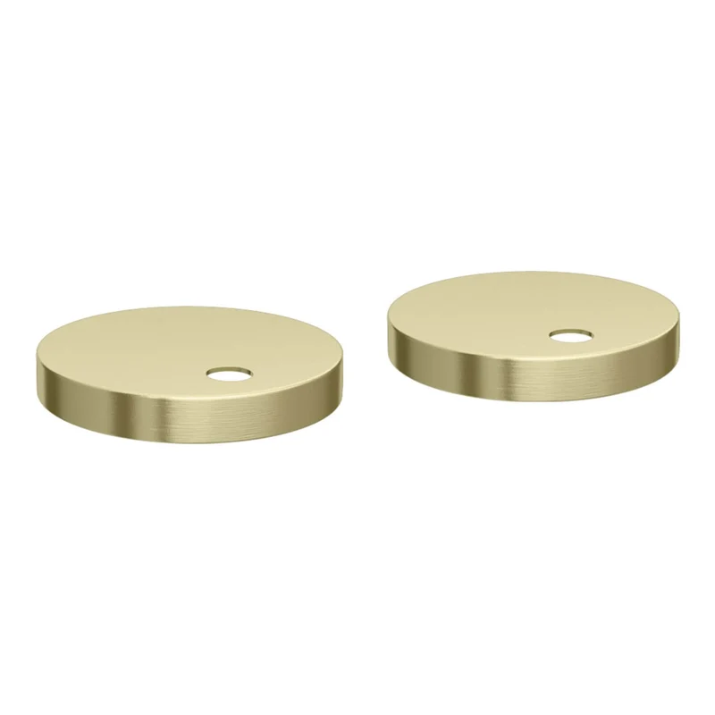 Toilet Seat Hinge Cover Caps - Brushed Brass