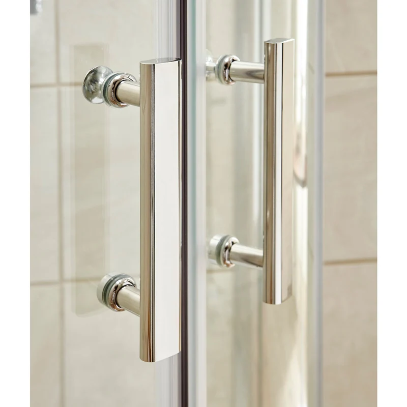 Porto 6mm 2 Door D Shape Shower Enclosure 1050 x 925mm