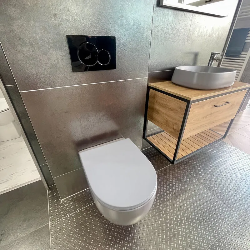 Geberit Sigma01 Dual Flush Plate - Jet Black 115.770.DW.5