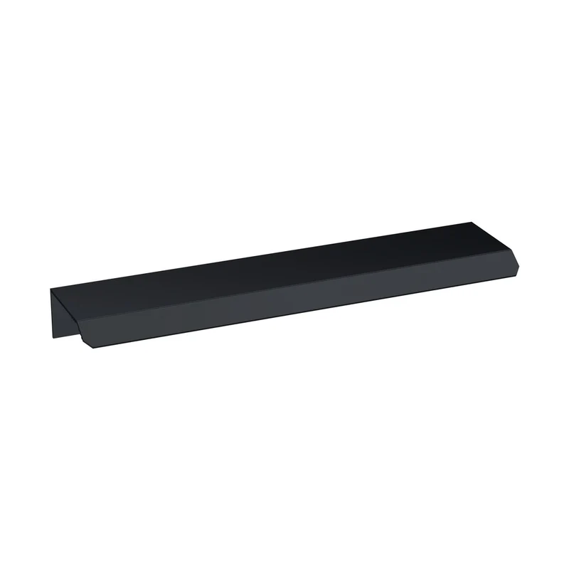 Hudson Reed Handles Finger Pull Handle 150mm Contemp Black Aluminium 17x150x36mm
