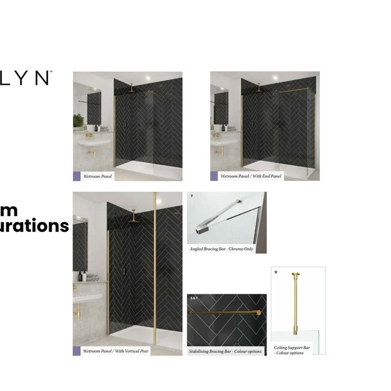 Merlyn 8 mm Wetroom Panel