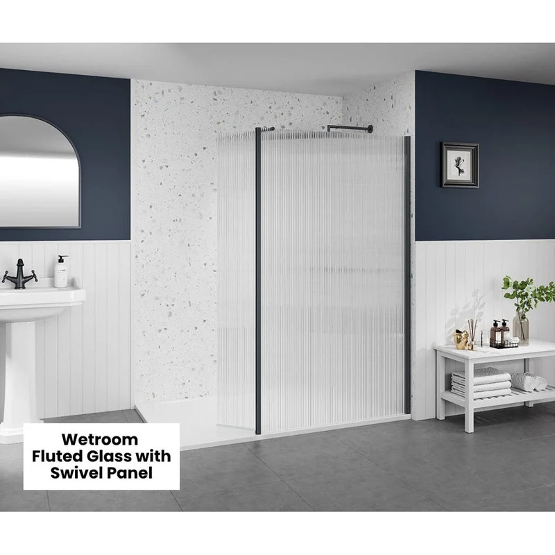 Merlyn 8 mm Wetroom Swivel Panel