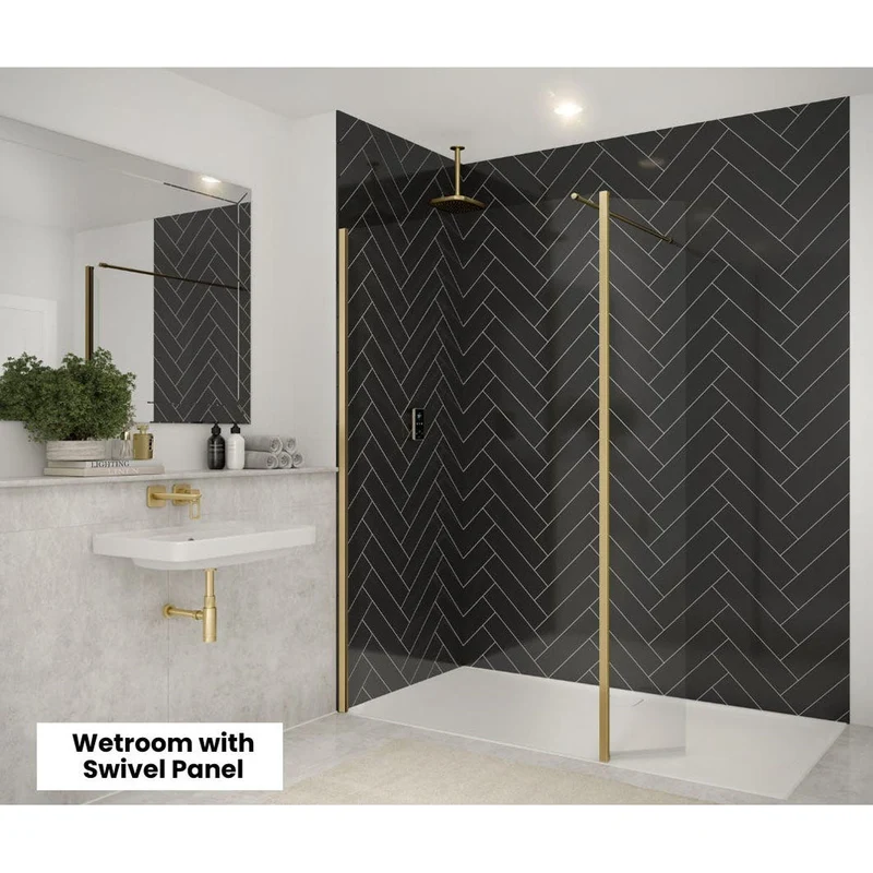 Merlyn 8 mm Wetroom Swivel Panel