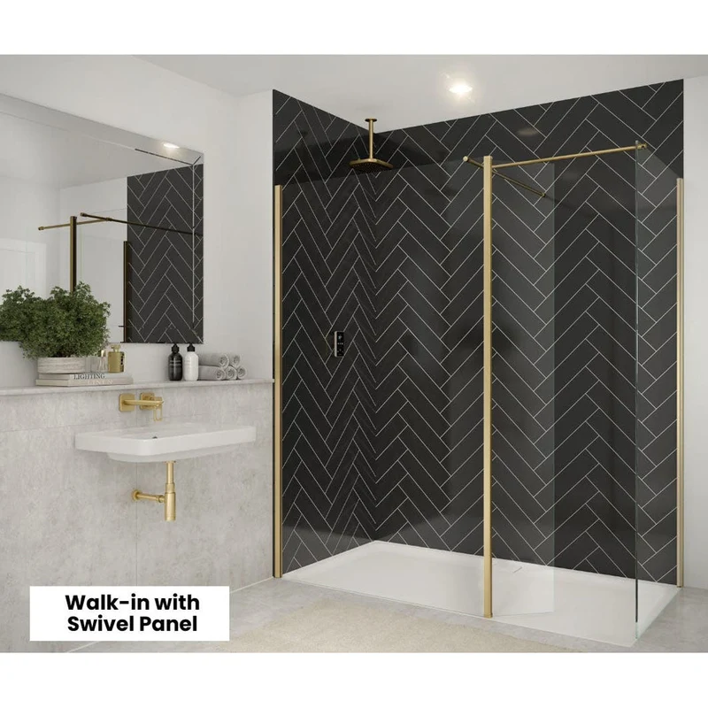 Merlyn 8 mm Wetroom Swivel Panel