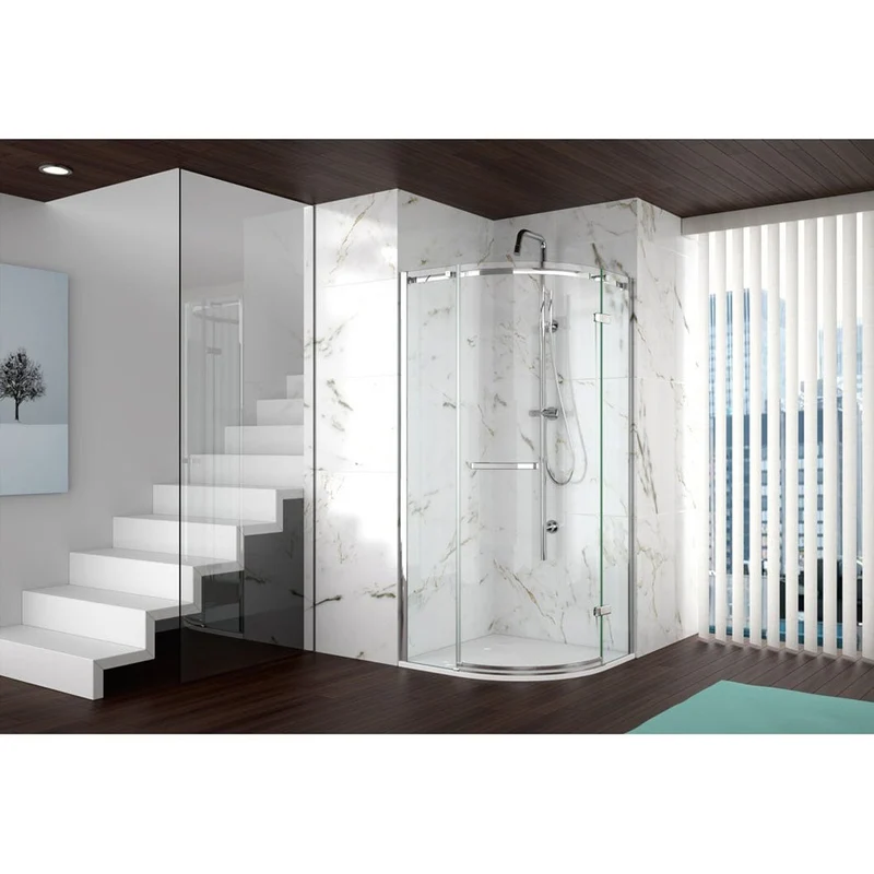 Merlyn 8 Series Frameless 1 Door Quadrant