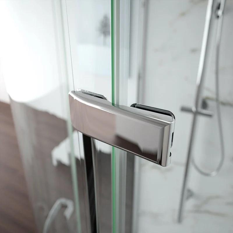 Merlyn 8 Series Frameless 1 Door Offset Quadrant