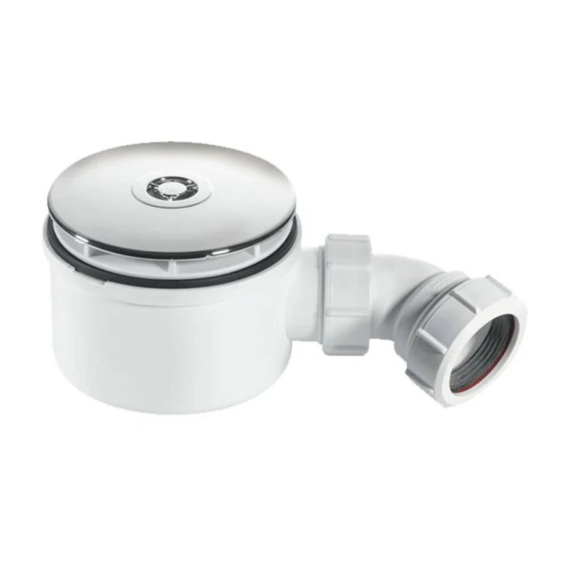 McAlpine 90mm Chrome Easy Clean Shower Trap