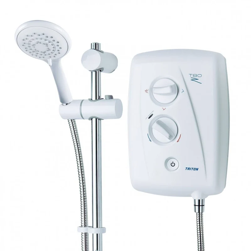 Triton T80z 9.5kW Fast-Fit Electric Shower - White