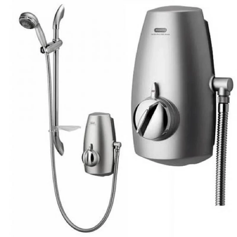 Aqualisa Aquastream 813.40.01 Thermo Mixer Power Shower - Satin Chrome