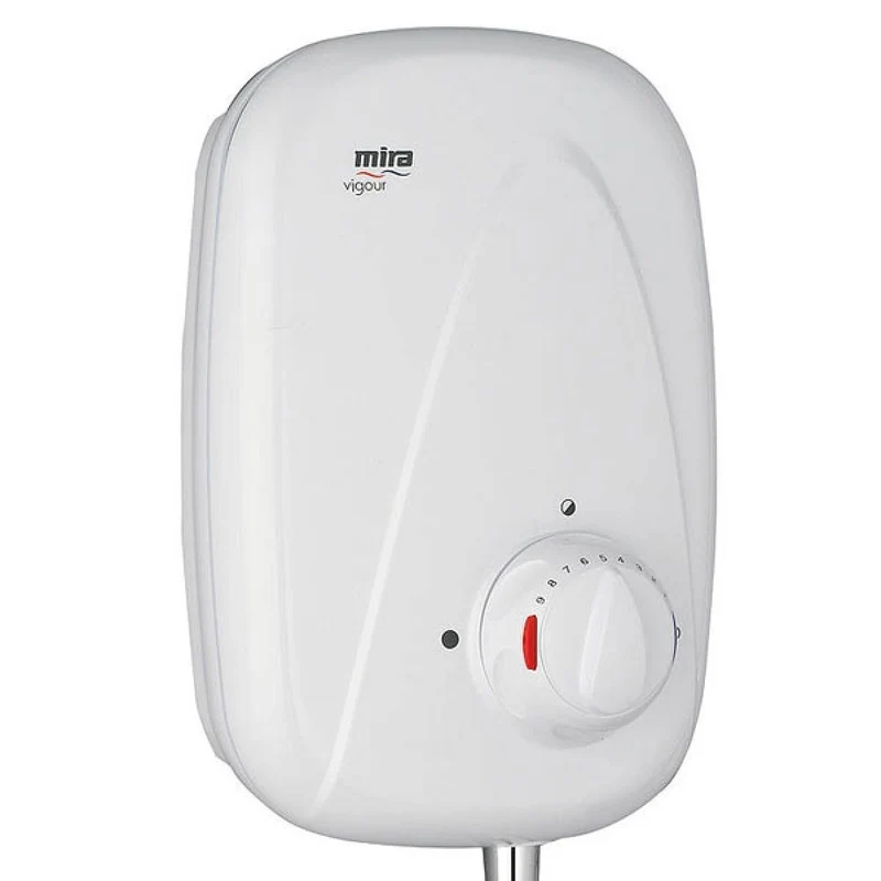 Mira Vigour Manual Power Shower - White/Chrome
