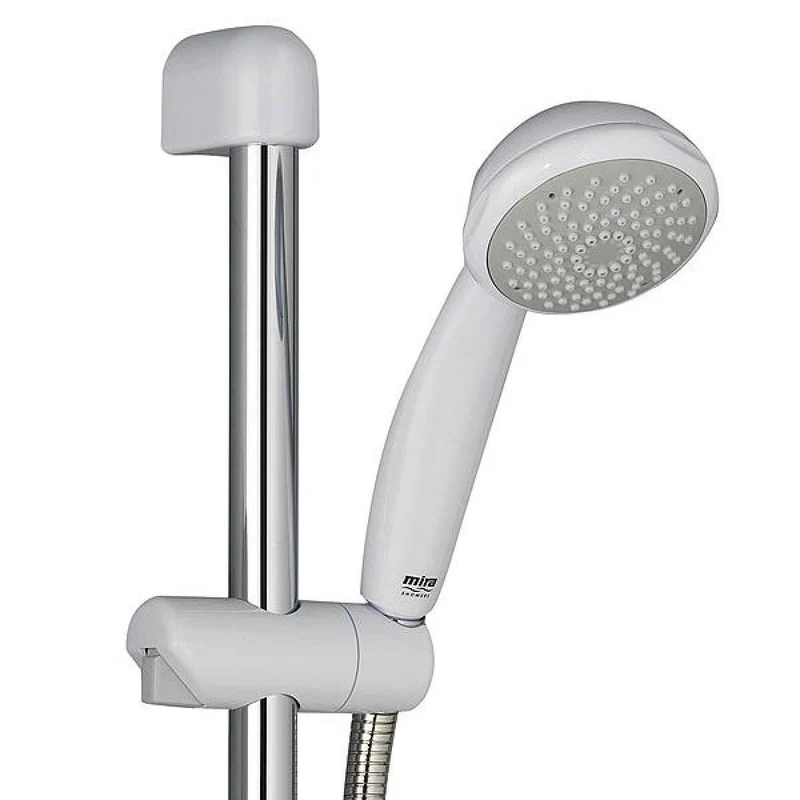 Mira Vigour Manual Power Shower - White/Chrome
