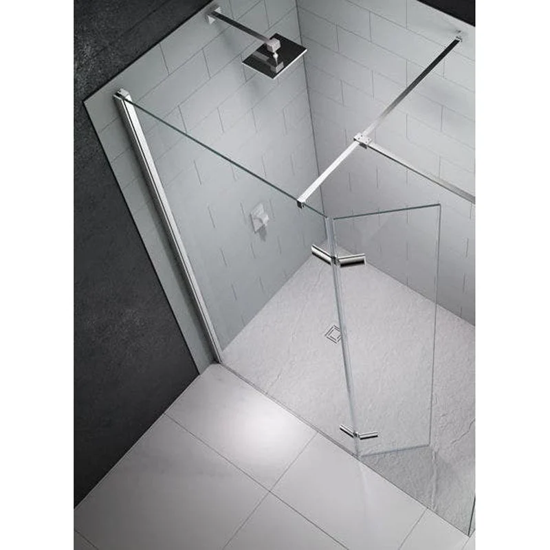 Merlyn 8 Series Showerwall With 350 mm Hinged Swivel Panel