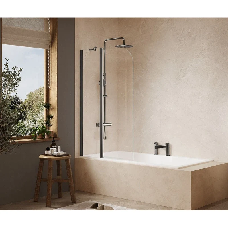 Merlyn Ionic 2 Panel Curved Bathscreen