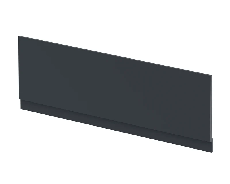 1800mm Bath Front Panel - Satin Soft Black