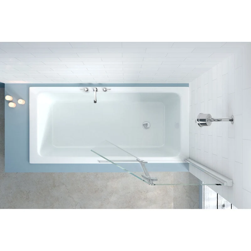 Merlyn 2 Panel Hinged Bathscreen