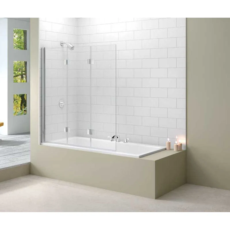 Merlyn Ionic 3 Panel Folding Bathscreen 1400 X 1500
