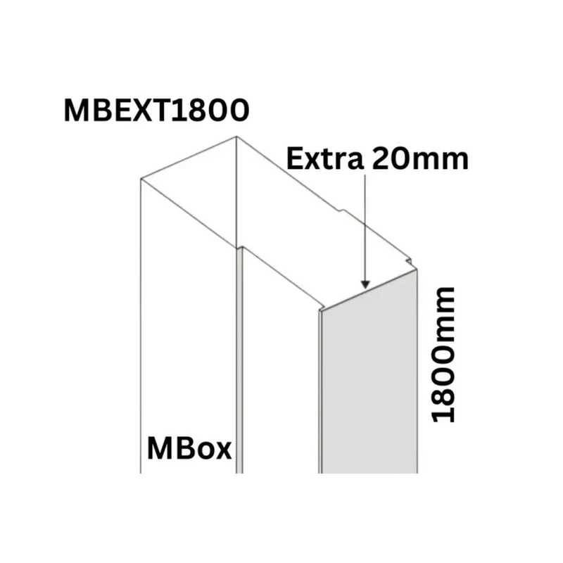 Merlyn Mbox Extention Profile 1800 mm