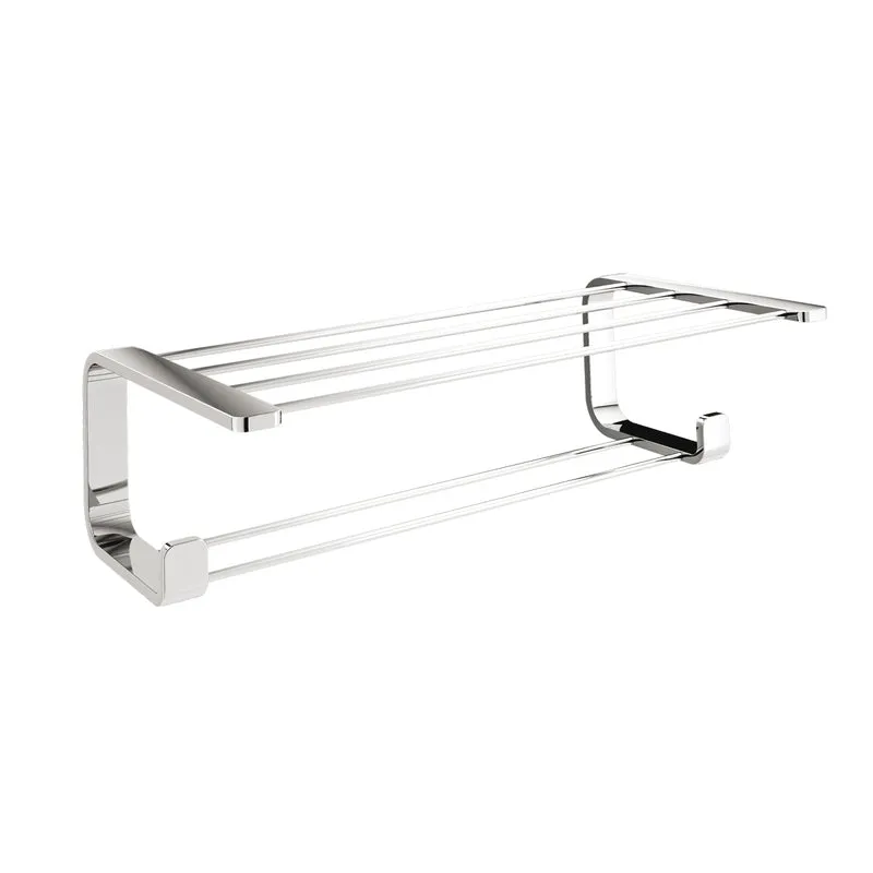 Gedy Outline Double Towel Rack - Chrome