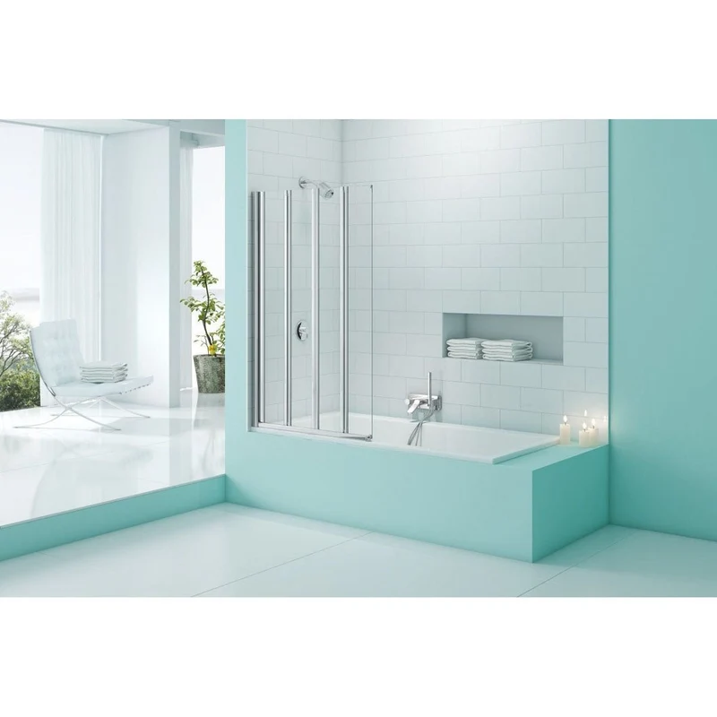 Merlyn Secureseal 5 Fold Bathscreen 1000 x 1500