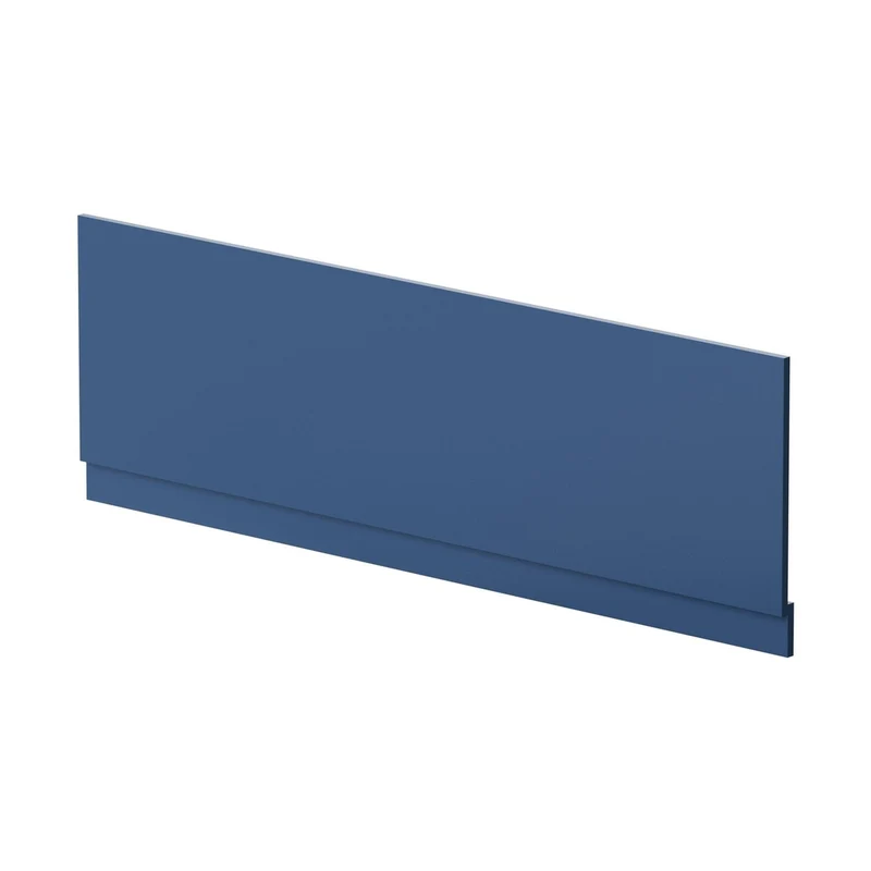 Nuie Urban 1700mm Bath Front Panel Contemporary Satin Blue MDF Painted Matt 560x1695x36mm