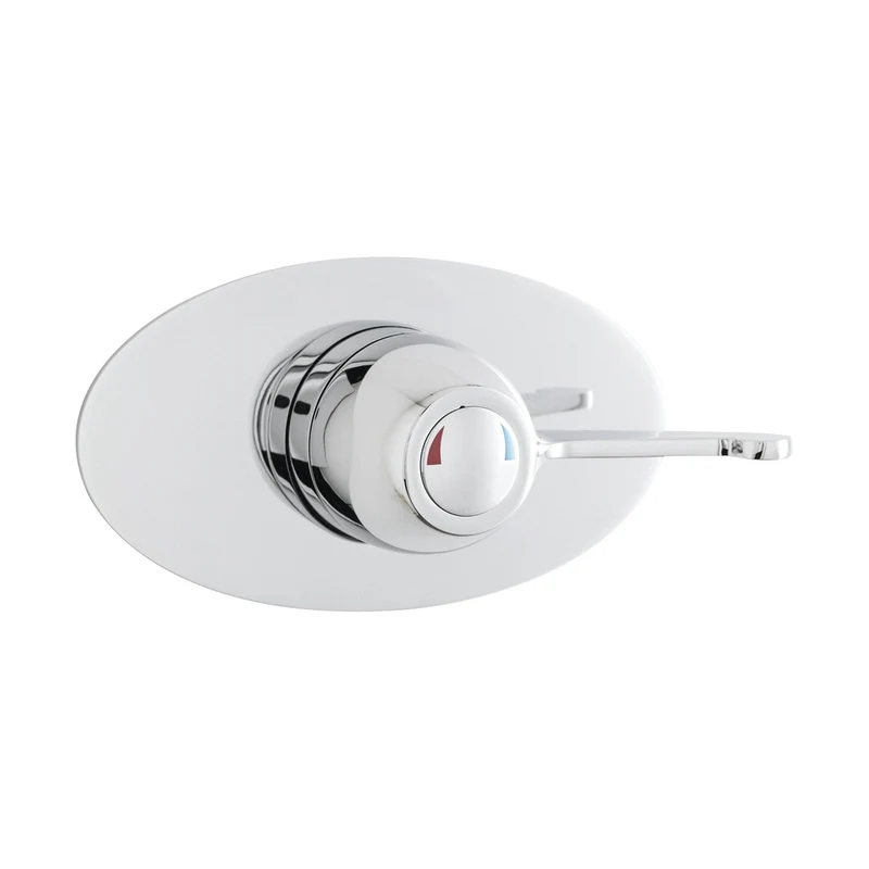 Nuie Sequential Thermostatic Shower Valve Contemporary Chrome Brass 110x205x152mm