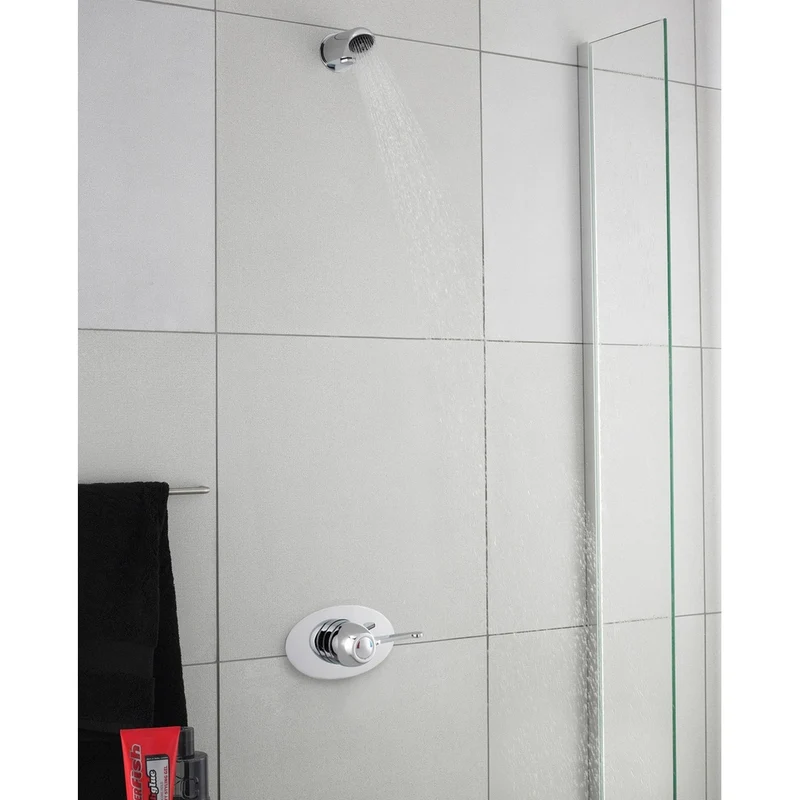 Nuie Sequential Thermostatic Shower Valve Contemporary Chrome Brass 110x205x152mm
