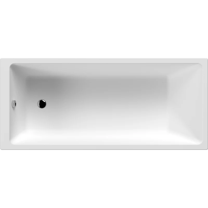 Thin Edge Square Single Ended Bath - 1700 x 750mm
