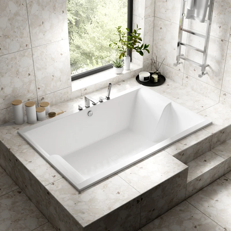 Double Ended Inset Spa Bath - 1800 x 1200mm