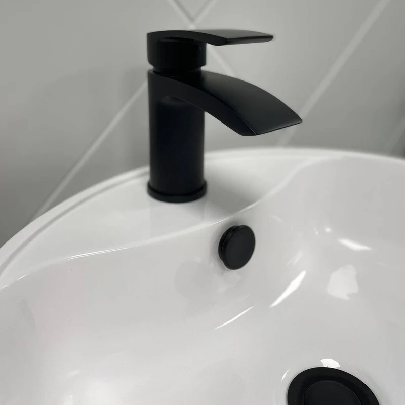 Eliseo Ricci Flow Mono Basin Mixer inc. Waste - Matt Black