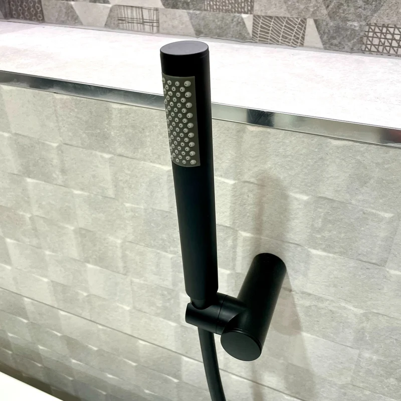 Eliseo Ricci Flow Bath Shower Mixer - Matt Black